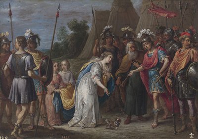 Armida før Godfrey av Bouillon, 16281630 av David Teniers the Younger