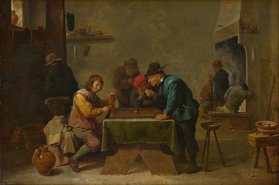 Backgammon-spillere, ca. 1645 av David Teniers the Younger