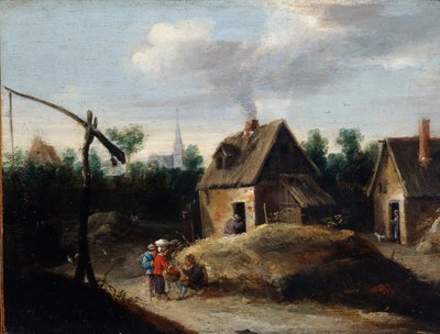 Landskap, 1600-tallet av David Teniers the Younger
