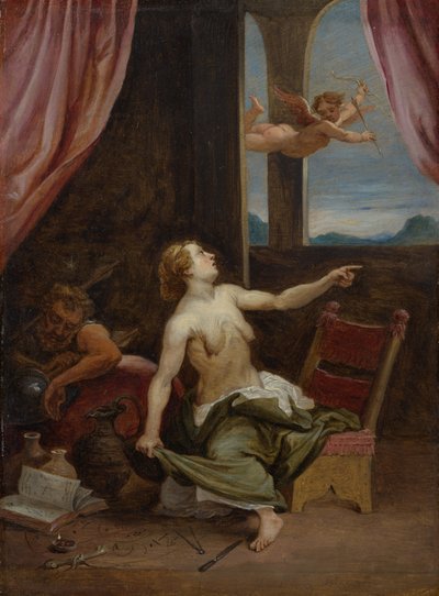 Alderdom på jakt etter ungdom, 1650-årene. av David Teniers the Younger