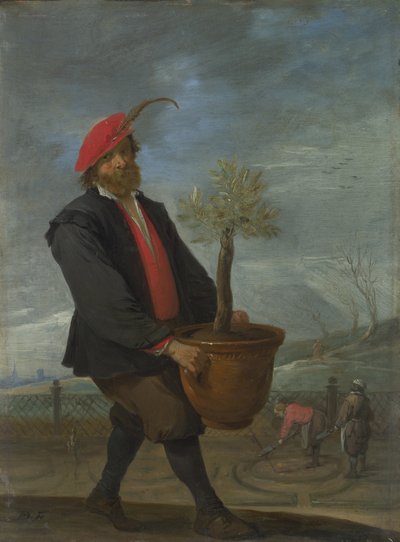 Spring Fra serien The Four Seasons, ca. 1644 av David Teniers the Younger