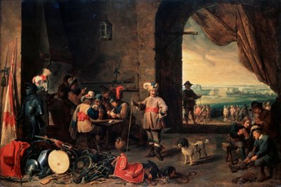 The Guardroom, 1642 av David Teniers the Younger