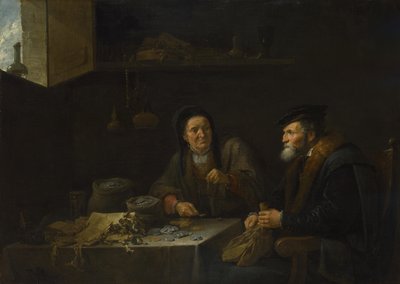 Lignelsen om den rike dåren, 1648 av David Teniers the Younger