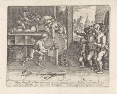 Bedrager straffer nese og øresliping av David Vinckboons (I) (possibly)