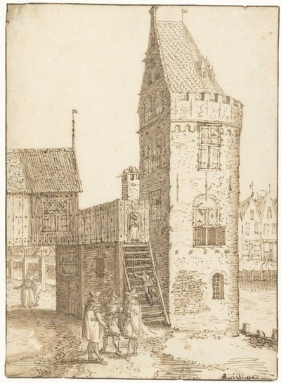 Tårnet Swijgh Utrecht i Amsterdam av David Vinckboons (I)