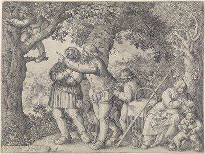Fugleneseren Nestuithaler av David Vinckboons (I)