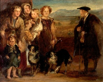 A Highland Family, 1823 av David Wilkie