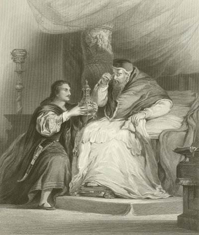 Velkommen til Cellini og paven av David Wilkie