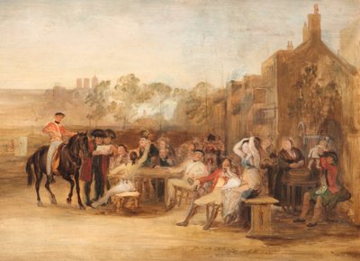 Chelsea Pensjonister som leser Waterloo Despatch, 1819 av David Wilkie
