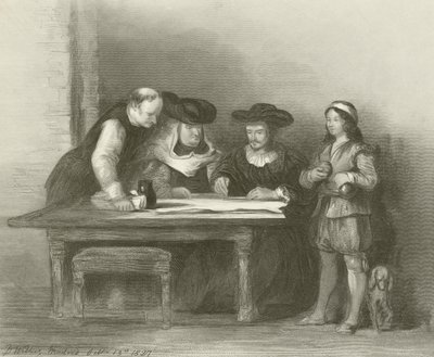 Columbus ved klosteret La Rabida av David Wilkie