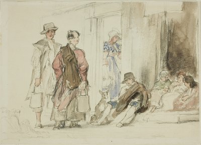 Figurer nær Doorway av David Wilkie