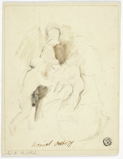 Den hellige familie i Escorial av David Wilkie