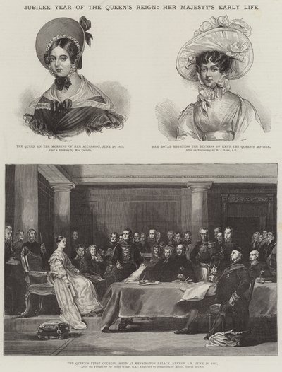 Jubileumsåret for dronningens regjeringstid, Hennes Majestets tidlige liv av David Wilkie