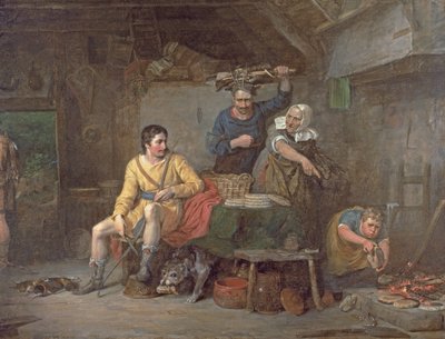 Kong Alfred brenner kakene av David Wilkie