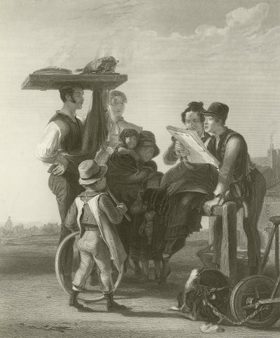 Leser nyhetene av David Wilkie