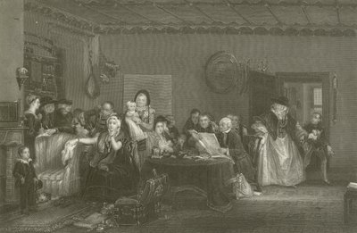 Leser testamentet av David Wilkie