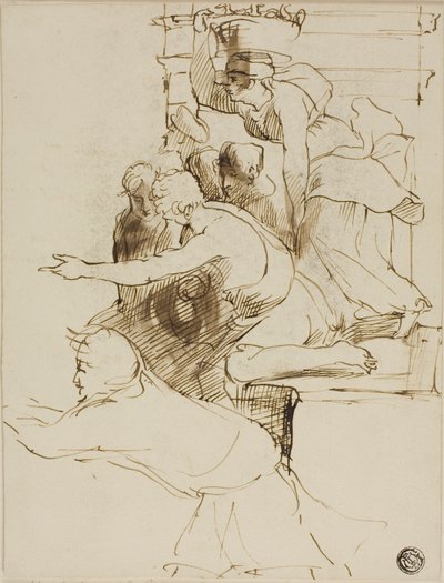 Skisse fra Escurial av David Wilkie