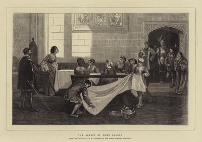 Arrestasjonen av Anne Boleyn av David Wilkie