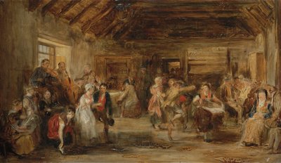 The Penny Wedding, A Sketch, 1830 av David Wilkie