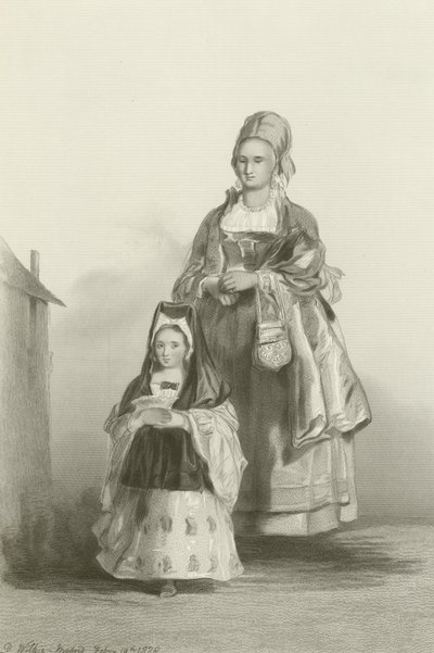 Senoritta og sykepleieren hennes av David Wilkie