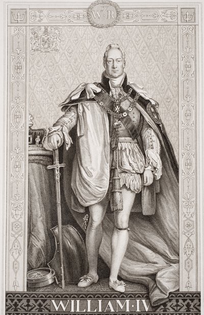 William IV (1765-1837) fra `Illustrasjoner av engelsk og skotsk historie