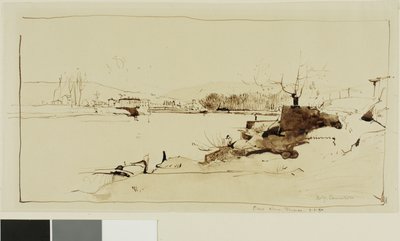 Arno over Firenze av David Young Cameron