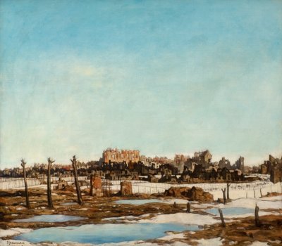Bailleul, ca. 1918 (olje på lerret) av David Young Cameron