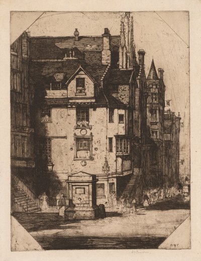 John Knoxs hus, 1905. av David Young Cameron