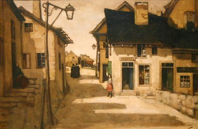 Laroche, Belgia (olje på lerret) av David Young Cameron