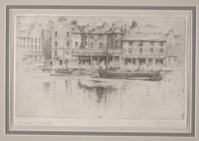 Gamle hus, Greenock av David Young Cameron