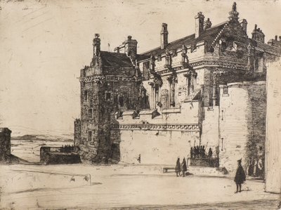 Palace of the Stuarts (radering) av David Young Cameron