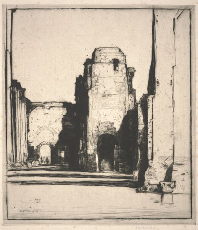 Tepidarium (tørrpunkt) av David Young Cameron