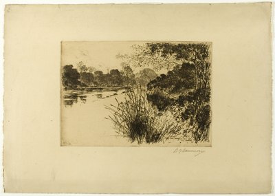 The Clyde nær Carmyle av David Young Cameron
