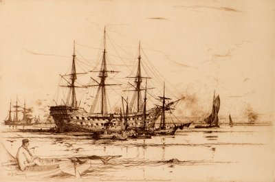 Den gamle hevnen (etsing) av David Young Cameron