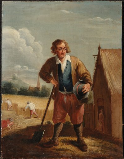 En allegori over de fire elementene: Jorden (olje på panel) av David the Younger (follower of) Teniers
