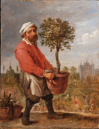 En allegori om de fire årstidene: Våren av David Teniers the Younger