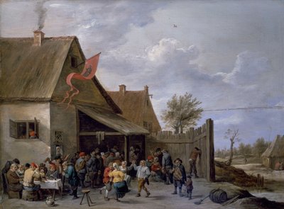 Kermis på St. Georges dag av David Teniers the Younger