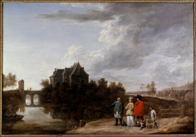 Slottet i Teniers ved Perck Maleri av David Teniers II den yngre (1610-1690) 1600-tallet av David Teniers the Younger