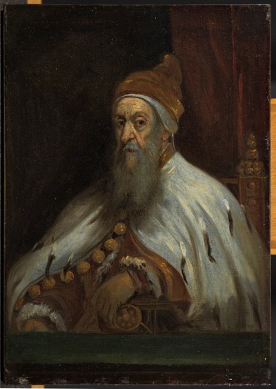 Portrett av en doge (etter Jacopo Tintoretto (tilskrevet)) av David Teniers the Younger