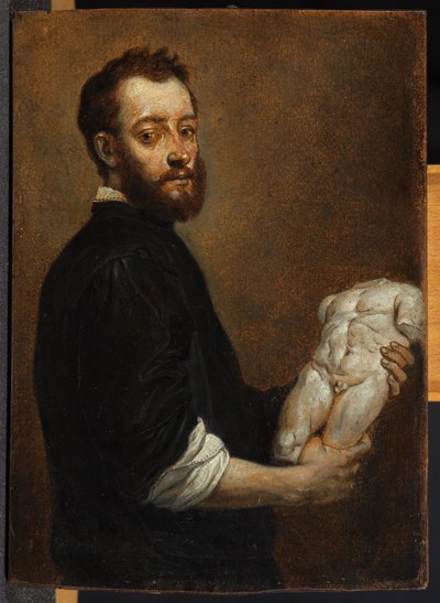 Portrett av en skulptør, etter Giovanni Battista Moroni av David Teniers the Younger