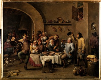 Kongen drikker av David Teniers the Younger