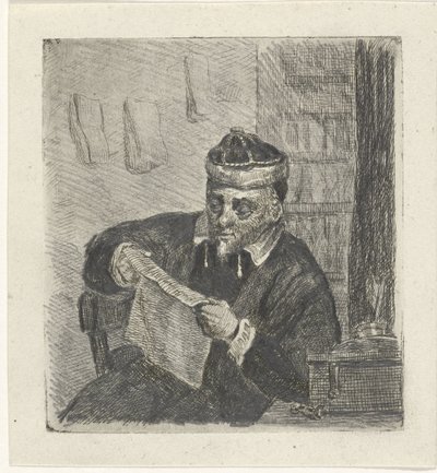leser mann av David van der Kellen