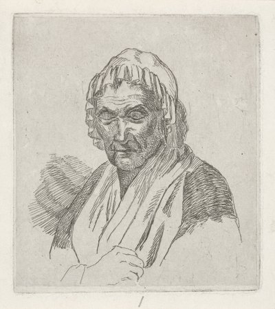Gammel dame av David van der Kellen