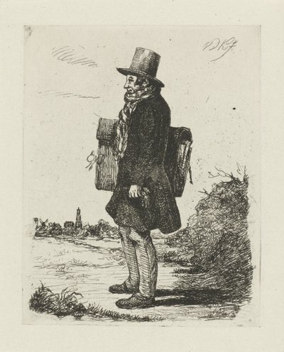 Portrett av Hermanus Jan Hendrik Rijkelijkhuizen av David van der Kellen