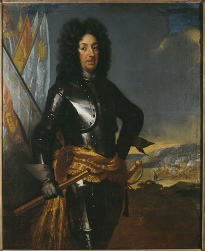Le comte Adam Ludvig Lewenhaupt, general suedois - Portrett av grev Adam Ludvig Lewenhaupt (1659-1719), av Krafft, David, von (1655-1724). Olje på lerret. Mål: 144x117 cm. Nationalmuseum Stockholm av David von Krafft