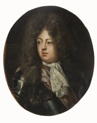 Le prins Charles (Karl) Philippe de Brunswick Lunebourg - Portrett av Charles Philipp (1669-1690), prins av Brunswick-Lueneburg, av Krafft, David, von (1655-1724). Olje på lerret. Dimensjon: 69,5x57 cm. Nasjonalmuseet Stockholm av David von Krafft