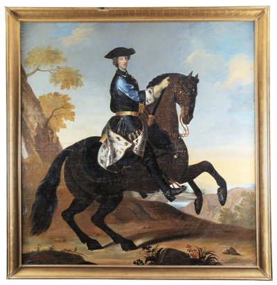 Porträt, Reiter av David von Krafft