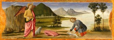 Tobias og engelen, ca. 1479. av Davide Ghirlandaio