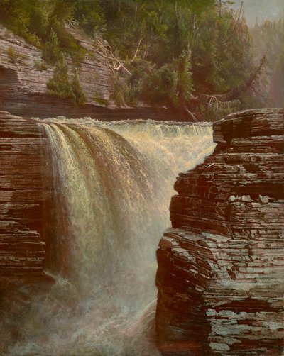 Trenton Falls nær Utica, New York 1873 (olje på lerret) av De Witt Clinton Boutelle