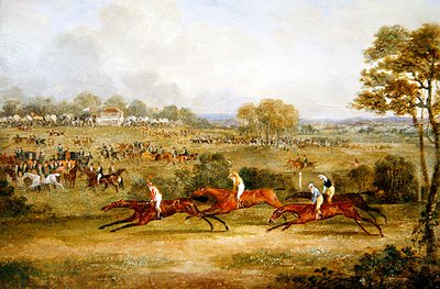 Et landsløpsmøte (olje på panel) av Dean I Wolstenholme